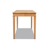 Dumont - Modern Farmhouse 1 Drawer Fluted Home Office Writing Desk - Natural Blonde