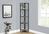 Bookshelf, Bookcase, Etagere, Corner, 4 Tier, Office Bookshelf, Bookcase, Etagere, Corner, 4 Tier, Office