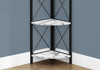Bookshelf, Bookcase, Etagere, Corner, 4 Tier, Office
