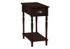 Accent Side Table, 2 Tier, Storage Drawer, Stylish Traditional Design