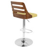 Trevi - Mid Century Modern Adjustable Barstool With Swivel Trevi - Mid Century Modern Adjustable Barstool With Swivel