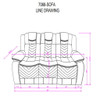 Raize - 10 Power Reclining Sofa With DDT, WC And LED - Gray Raize - 10 Power Reclining Sofa With DDT, WC And LED - Gray
