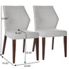Luca - Dining Chair (Set of 2) - Light Gray Luca - Dining Chair (Set of 2) - Light Gray