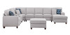 Eric - 9 Piece Upholstered Sectional With Ottoman Eric - 9 Piece Upholstered Sectional With Ottoman