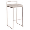 Fuji - Contemporary And Elegant Design Stackable Barstool Fuji - Contemporary And Elegant Design Stackable Barstool