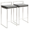 Fuji - Contemporary, Stackable Elegant Counter Stool (Set of 2) Fuji - Contemporary, Stackable Elegant Counter Stool (Set of 2)