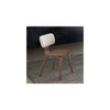 Casson - Boucle 7 Walnut Side Chair (Set of 2) - White / Walnut