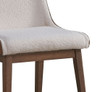 Ginny - Boucle Velvet Side Chair (Set of 2) - Walnut Ginny - Boucle Velvet Side Chair (Set of 2) - Walnut