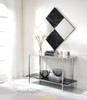 Angwin - Mirrored Faux Marble Console Table - Multi Angwin - Mirrored Faux Marble Console Table - Multi