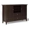 Bedford - Sideboard Buffet And Wine Rack - Dark Chestnut Brown Bedford - Sideboard Buffet And Wine Rack - Dark Chestnut Brown
