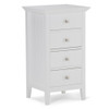 Acadian - Four Drawer Floor Storage Cabinet - Pure White Acadian - Four Drawer Floor Storage Cabinet - Pure White