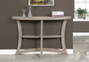 Accent Console Table For Entryway, Stylish - Taupe Accent Console Table For Entryway, Stylish - Taupe