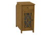 Accent Side Table, Storage Drawer, Traditional - Taupe