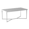 Modern Glam Metal And Faux Marble Coffee Table Modern Glam Metal And Faux Marble Coffee Table