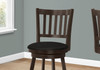 Transitional Swivel Bar Stool Counter Height (Set of 2)