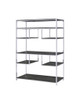 Vonara - Bookshelf - Chrome / Gray / Oak