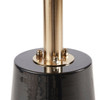 Accent Table Elegant Design Metal Round - Black / Gold