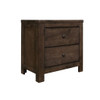2 Drawer Nightstand - Brown
