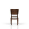 Casual Side Dining Chair Contrasting Upholstered Seat (Set of 2) - Brown Casual Side Dining Chair Contrasting Upholstered Seat (Set of 2) - Brown