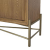 Metal Base Sideboard - Light Brown Metal Base Sideboard - Light Brown