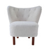 Zusud - Teddy Sherpa Accent Chair - White