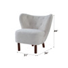 Zusud - Teddy Sherpa Accent Chair - White Zusud - Teddy Sherpa Accent Chair - White