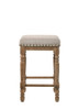 Farsiris - Weathered Counter Height Stool (Set 2) - Beige Farsiris - Weathered Counter Height Stool (Set 2) - Beige