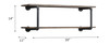 Brantley - Antique Wall Rack - Oak