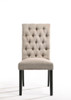 Morland - Vintage Side Chair (Set of 2) - Black / Tan