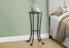 Accent Side Table, Plant Stand, Round, Contemporary & Modern - Black