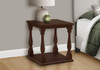 Accent Table, 2 Tier, Square, Traditional - Espresso