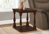 Accent Table, 2 Tier, Square, Traditional - Espresso