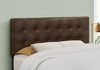 Full Size, Bed Headboard Only, Upholstered, Transitional - Brown