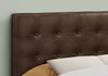 Full Size, Bed Headboard Only, Upholstered, Transitional - Brown