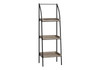 Etagere Bookcase Corner 3 Tier For Office - Taupe