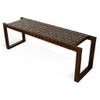 Christina - Leather Bench - Cognac / Dark Brown / Tan Christina - Leather Bench - Cognac / Dark Brown / Tan