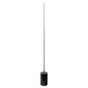 Prism - LED Floor Lamp With On / Off Switch Faux Marble Base - Gold / Marble