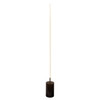 Prism - LED Floor Lamp With On / Off Switch Faux Marble Base - Gold / Marble