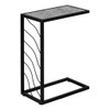 Accent Table, C - Shaped, Contemporary & Modern Convenient Design
