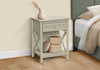 Accent End Table, 2 Tier, Storage Drawer, Transitional Style Accent End Table, 2 Tier, Storage Drawer, Transitional Style