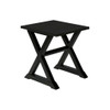 Compact Accent End Table, Square, Transitional