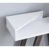 Contemporary Console Table With Two Shelves