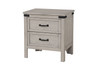 Alexandria - Nightstand, Mountain Mist Finish - Gray