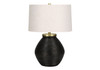 Lighting, Table Lamp, Concrete, Contemporary - Black / Cream