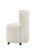 Blayde - Chenille Side Chair With Swivel (Set of 2) - White Blayde - Chenille Side Chair With Swivel (Set of 2) - White