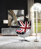 Brancaster - Pattern Accent Chair With Swivel - Multi