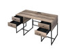 Desirre - Wirting Desk With USB Port - Oak