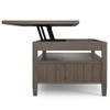 Lev - Lift Top Coffee Table - Smoky Brown Lev - Lift Top Coffee Table - Smoky Brown