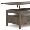 Lev - Lift Top Coffee Table - Smoky Brown Lev - Lift Top Coffee Table - Smoky Brown