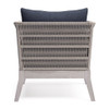 Santiago - Outdoor Conversation Chair - Slate Gray